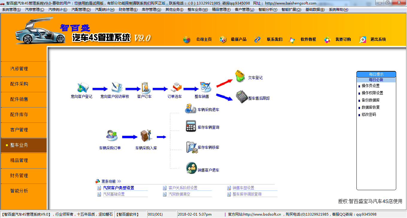 汽车4S管理软件